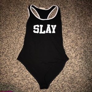 ‘SLAY’ bodysuit